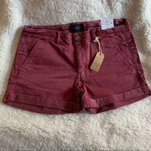 American Eagle Midi Low Rise Shorts